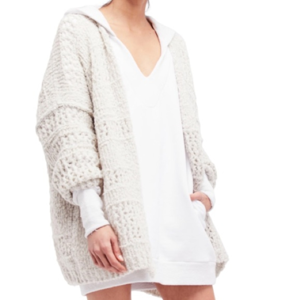 Free People Oversized Knit Cardigan XS/S